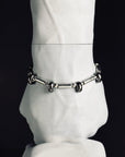 銀のマガタマの腕輪 ブラック×シルバー 2営業日以内に発送 - Kenichi Asano Studio – Custom Jewelry & Sculpture / by 淺野屋健一
