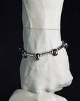 銀のマガタマの腕輪 ブラック×シルバー 2営業日以内に発送 - Kenichi Asano Studio – Custom Jewelry & Sculpture / by 淺野屋健一