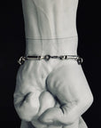 銀のマガタマの腕輪 ブラック×シルバー 2営業日以内に発送 - Kenichi Asano Studio – Custom Jewelry & Sculpture / by 淺野屋健一