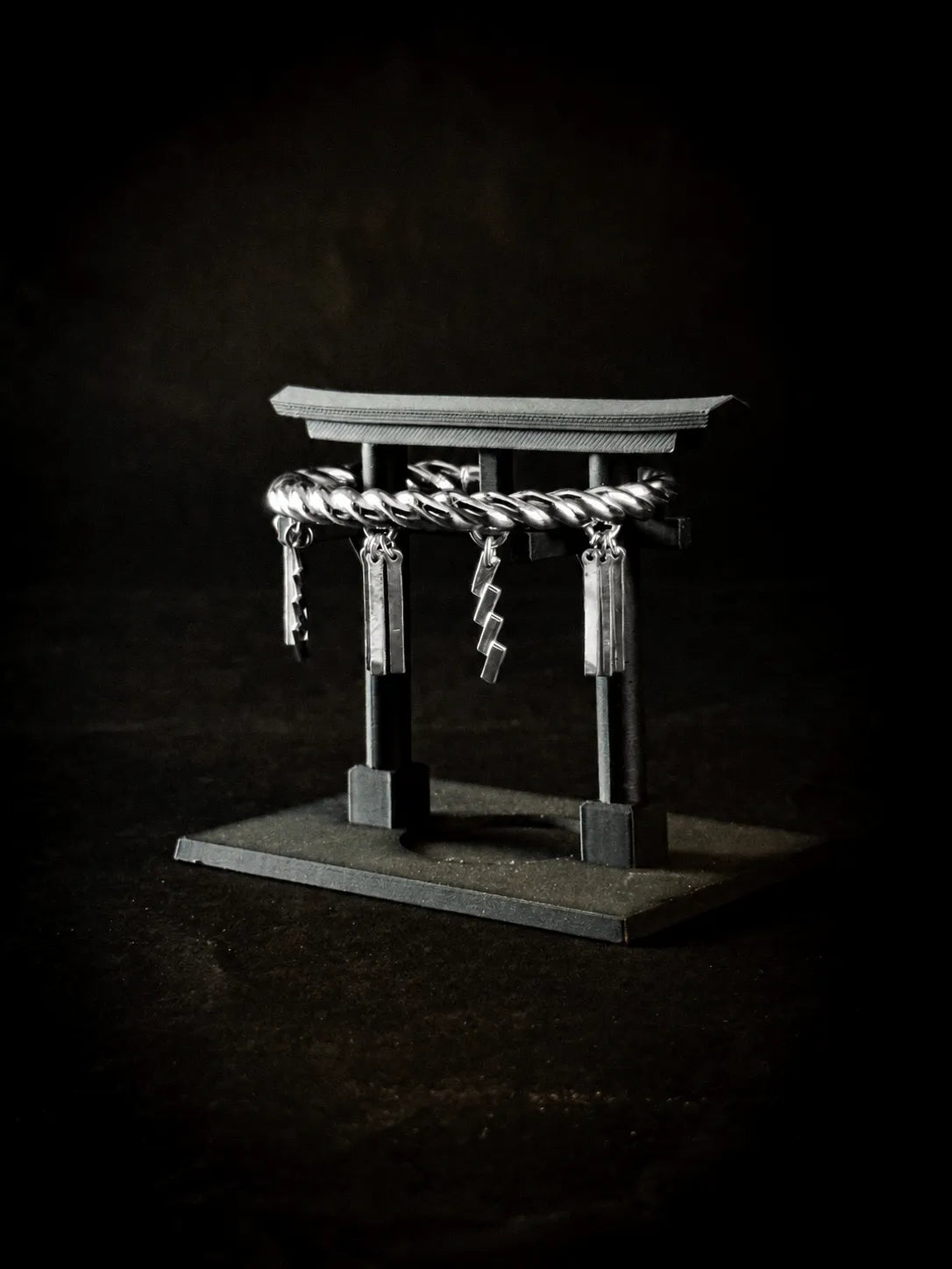 Shimenawa Silver Bangle – “Thick” Model