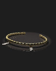 しめ縄バングル - 18K×プラチナ 限定モデル（二周年記念限定） - Kenichi Asano Studio – Custom Jewelry & Sculpture / by 淺野屋健一