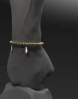 しめ縄バングル - 18K×プラチナ 限定モデル（二周年記念限定） - Kenichi Asano Studio – Custom Jewelry & Sculpture / by 淺野屋健一