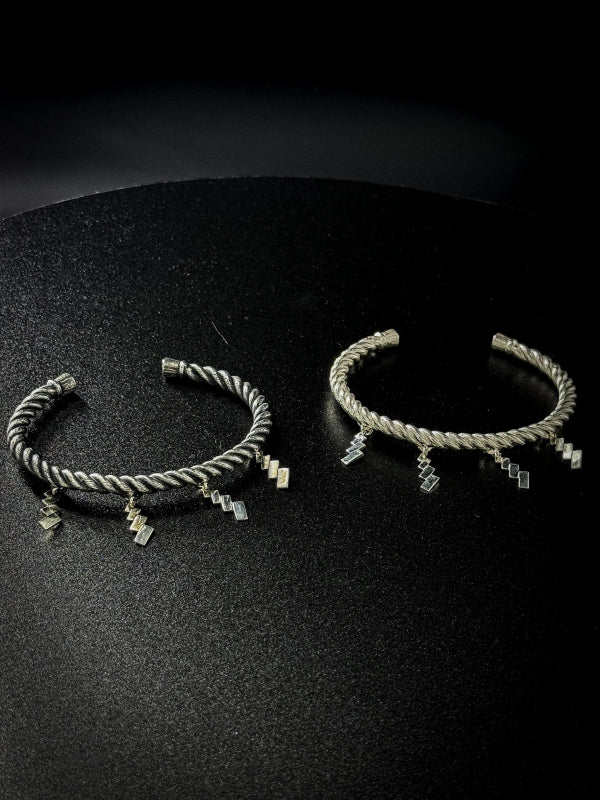 しめ縄バングル-普 – Kenichi Asano Studio – Custom Jewelry