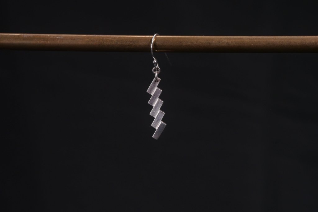 稲妻のピアス - 小　3営業日以内に発送 - Kenichi Asano Studio – Custom Jewelry & Sculpture / by 淺野屋健一