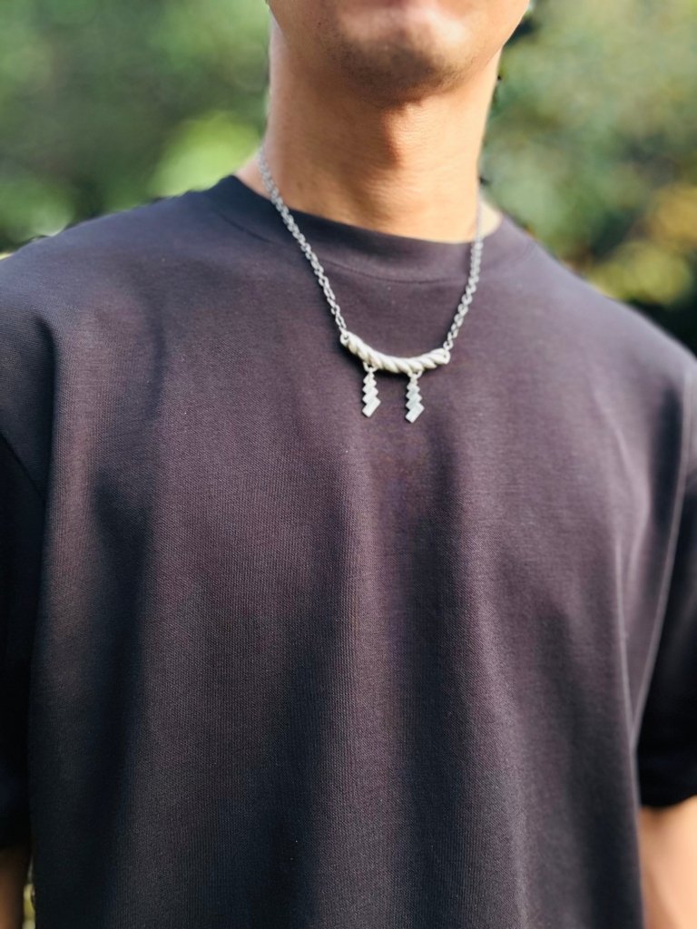 しめ縄のネックレス - 太　7営業日以内に発送 - Kenichi Asano Studio – Custom Jewelry & Sculpture / by 淺野屋健一