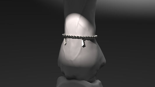 しめ縄バングル – プラチナ900 限定モデル（二周年記念限定） - Kenichi Asano Studio – Custom Jewelry & Sculpture / by 淺野屋健一