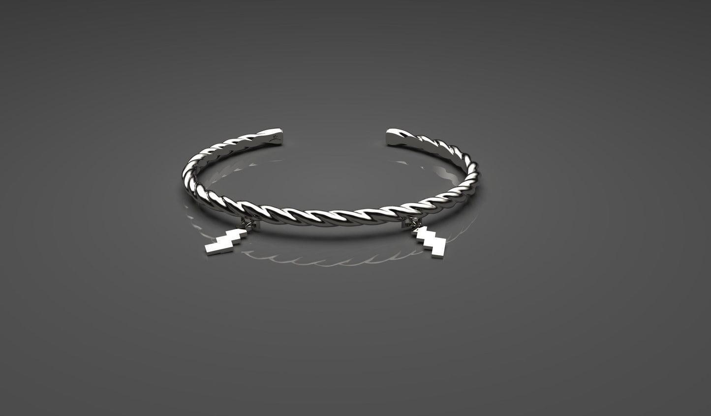 しめ縄バングル – プラチナ900 限定モデル（二周年記念限定） - Kenichi Asano Studio – Custom Jewelry & Sculpture / by 淺野屋健一