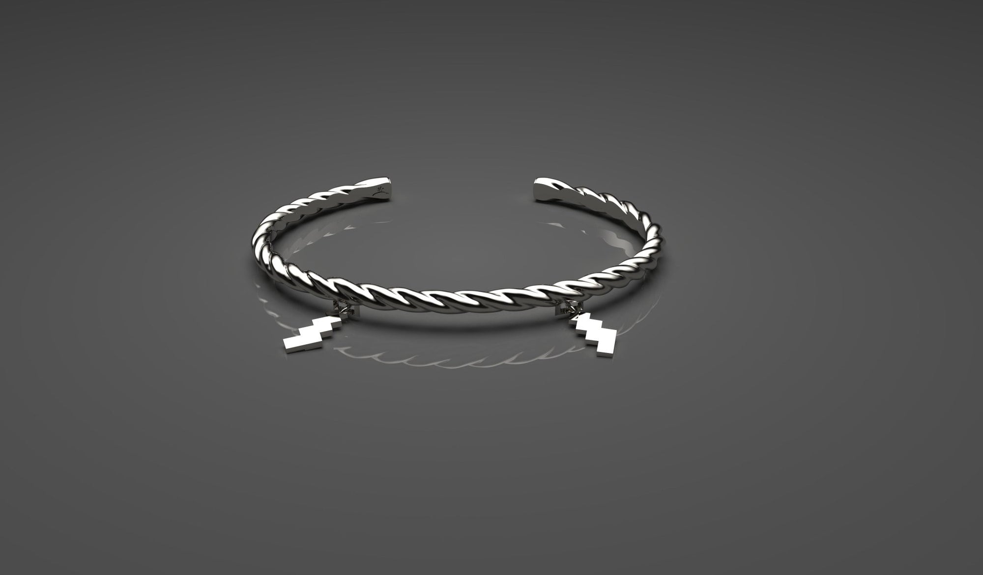 しめ縄バングル – プラチナ900 限定モデル（二周年記念限定） - Kenichi Asano Studio – Custom Jewelry &amp; Sculpture / by 淺野屋健一