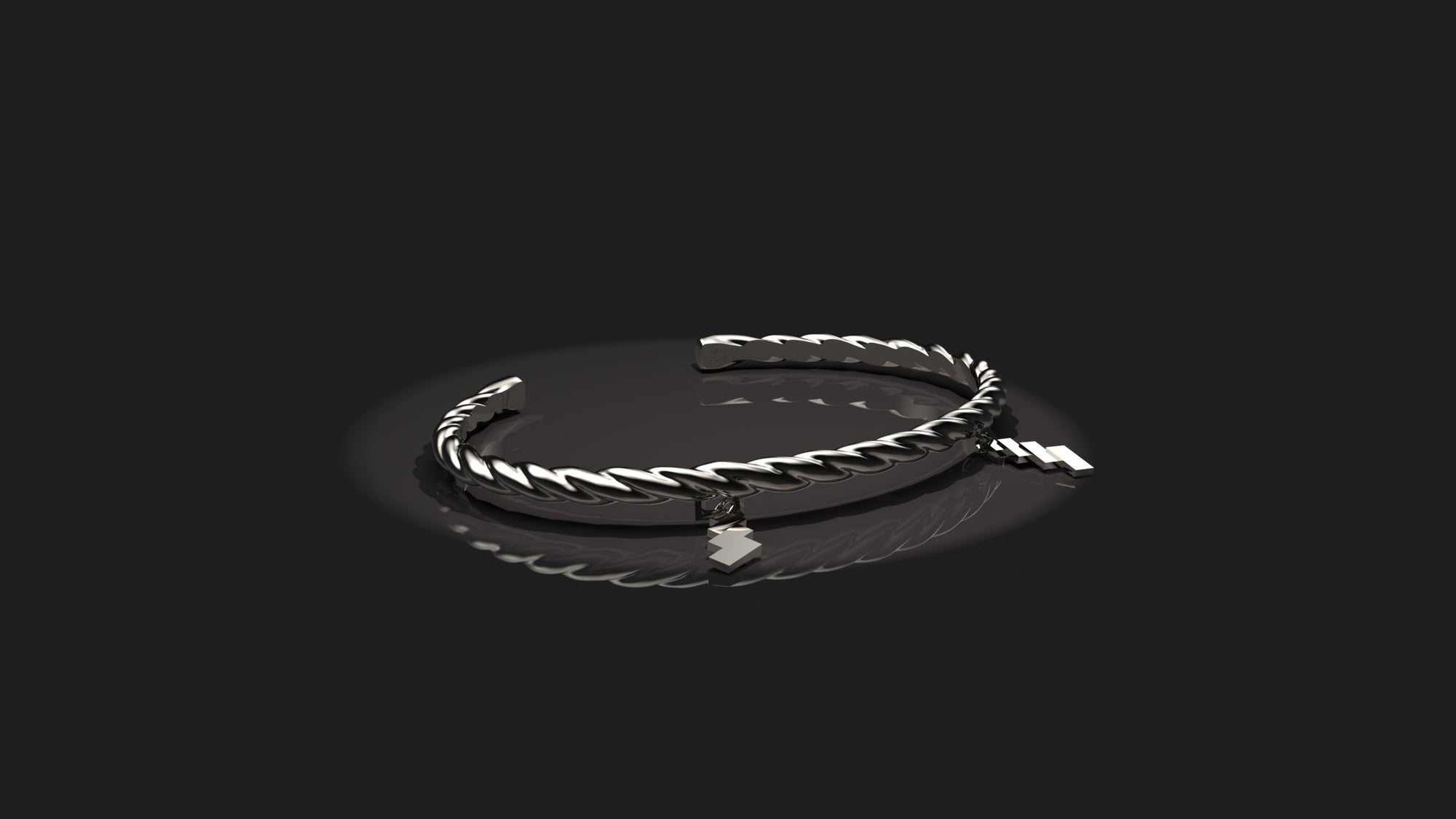 しめ縄バングル – プラチナ900 限定モデル（二周年記念限定） - Kenichi Asano Studio – Custom Jewelry & Sculpture / by 淺野屋健一