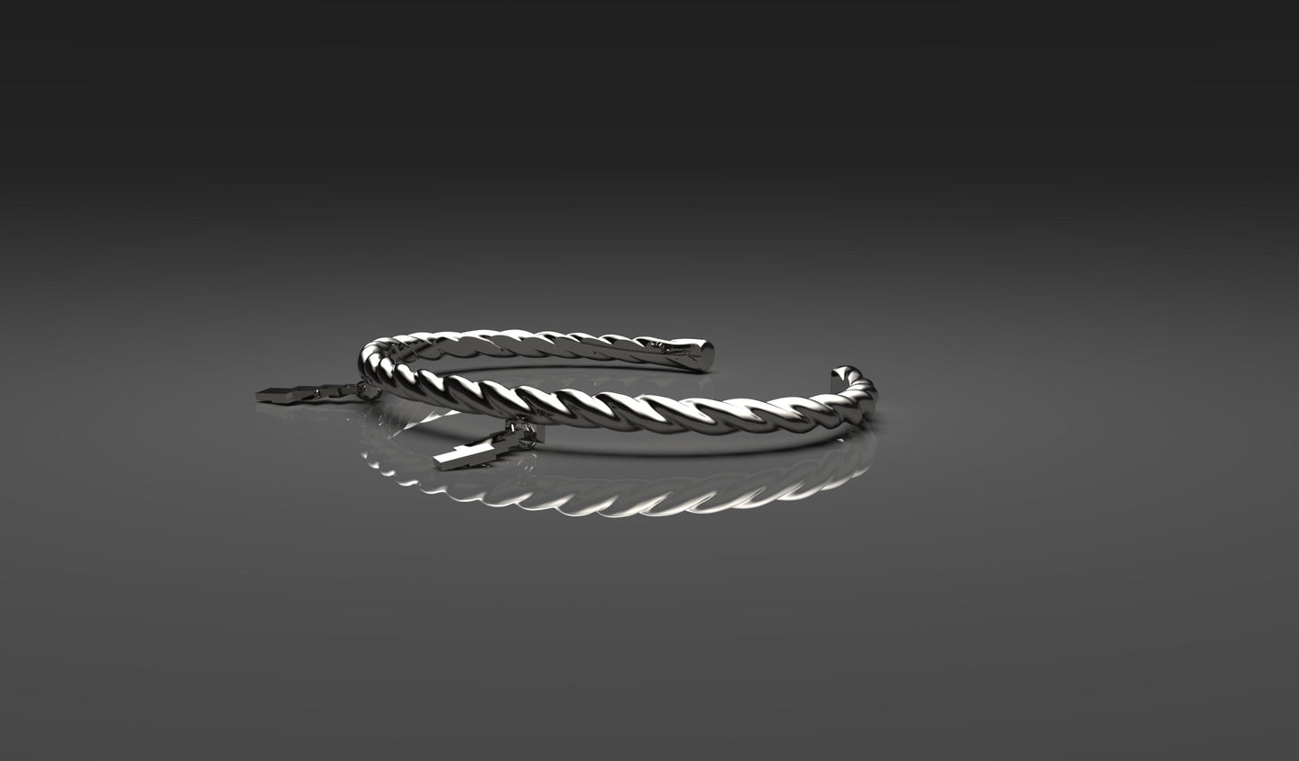 しめ縄バングル – プラチナ900 限定モデル（二周年記念限定） - Kenichi Asano Studio – Custom Jewelry & Sculpture / by 淺野屋健一