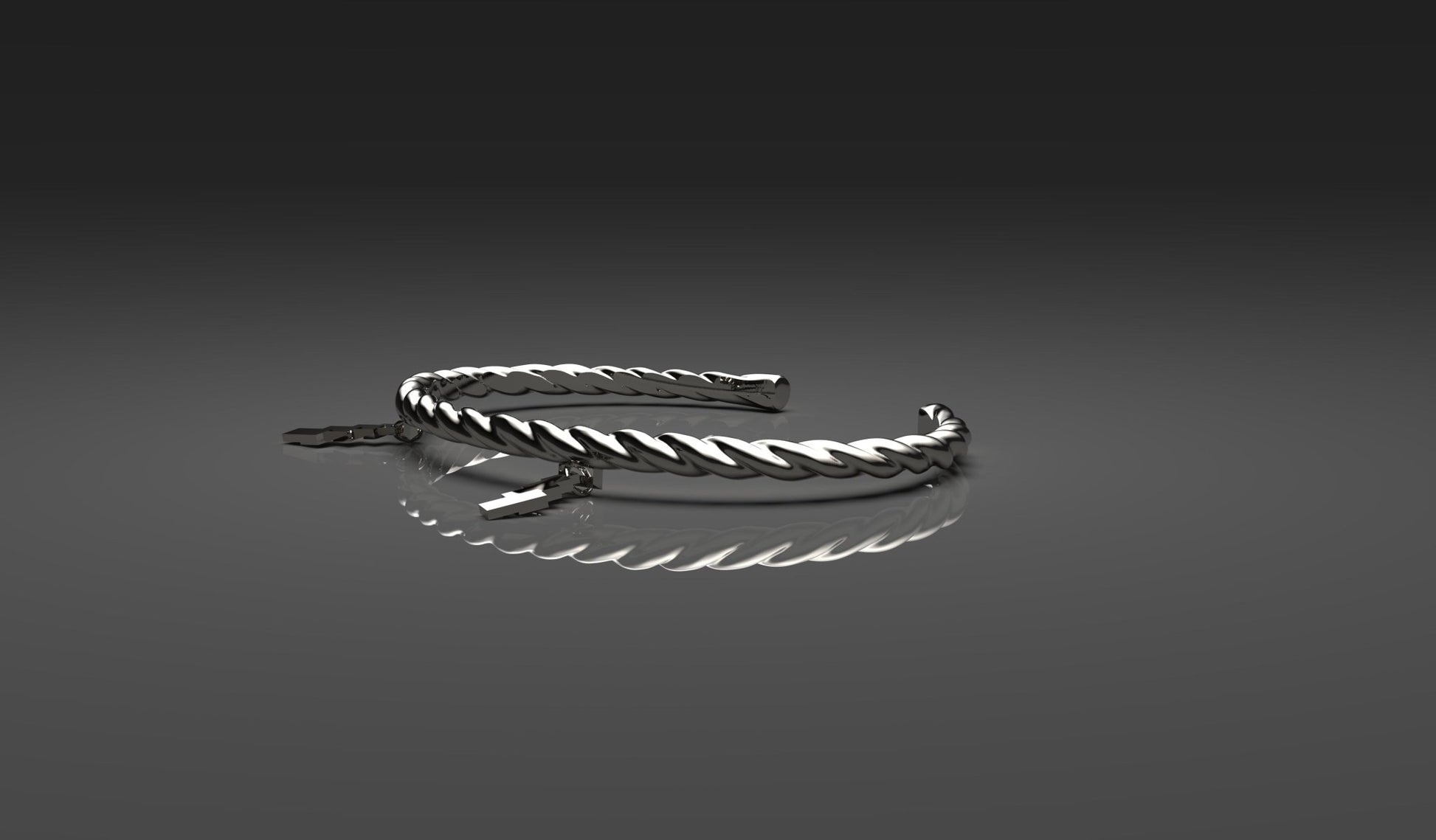 しめ縄バングル – プラチナ900 限定モデル（二周年記念限定） - Kenichi Asano Studio – Custom Jewelry & Sculpture / by 淺野屋健一