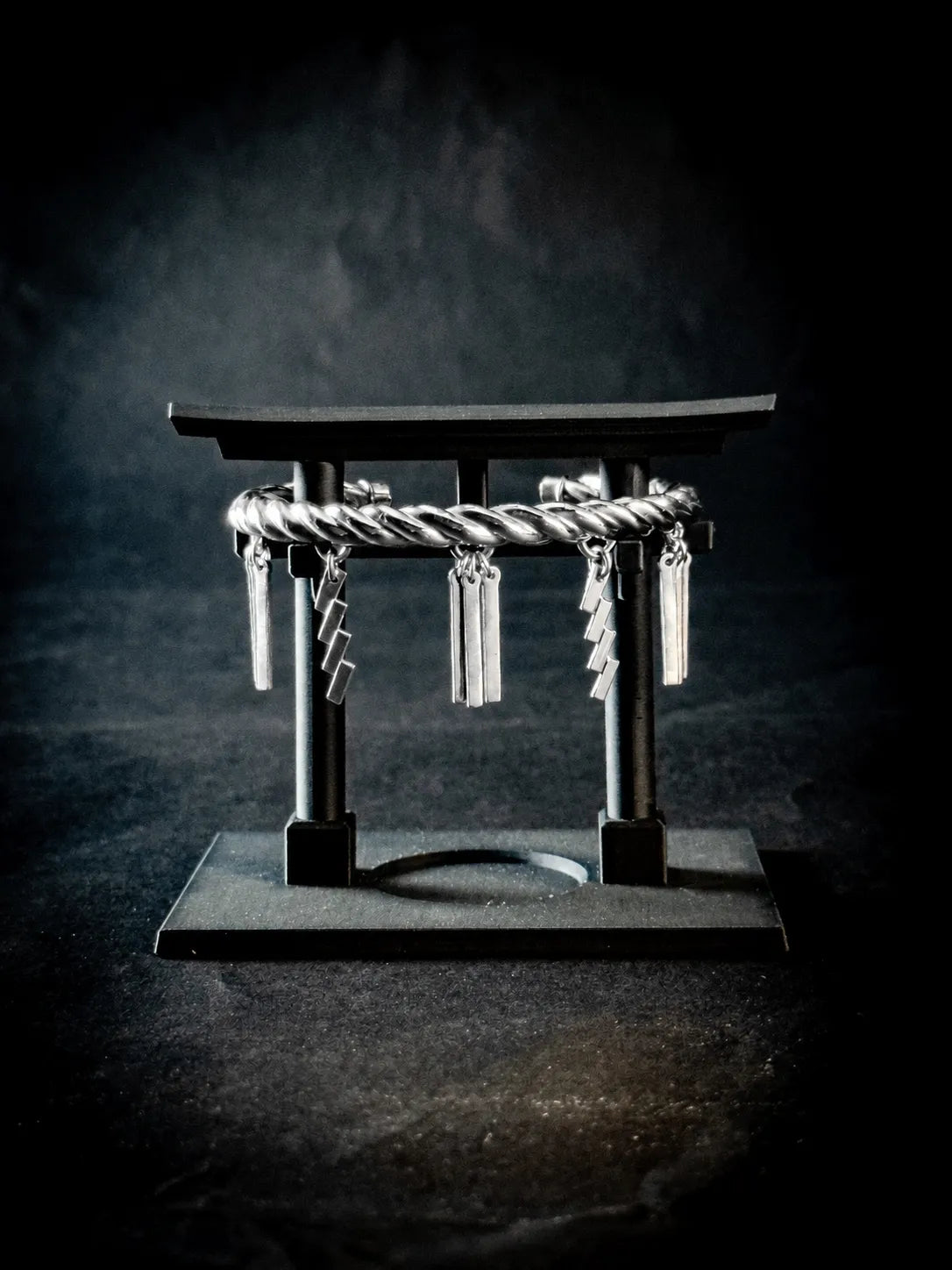 Shimenawa Silver Bangle – “Thick” Model 