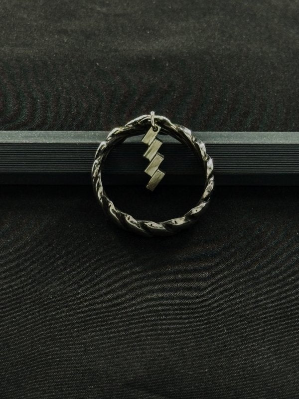 しめ縄リング紙垂あり – Kenichi Asano Studio – Custom Jewelry