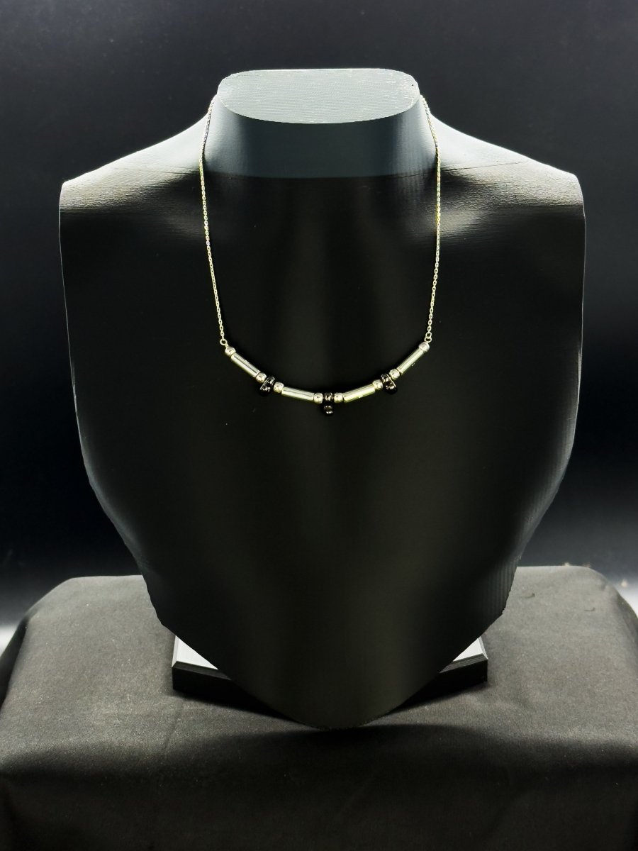 銀のマガタマのネックレス　シルバーXブラック - Kenichi Asano Studio – Custom Jewelry & Sculpture / by 淺野屋健一
